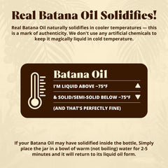 Vital Strands Batana Oil texture drops indicate rich conditioning for dry ends and shine