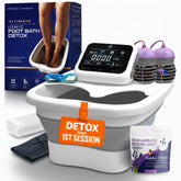 Vital Vibes ionic foot bath with touch display for personalized spa sessions