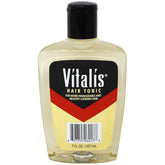 Vitalis tonico capilar con botella de 7 onzas en paquete de 3 para uso diario.
