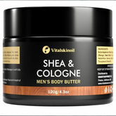 VITALSKINOIL crema corporal para hombres con manteca de karité y colonia; suaviza la piel