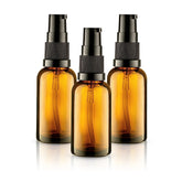 VitalUp amber glass bottle 30ml with pump for essential oils and creams