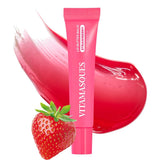 Vitamasques Lip Butter Balm Strawberry packaging displays a vivid strawberry motif.