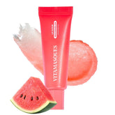Vitamasques Lip Sugar Scrub Sandía en bote, hidratación profunda para labios suaves.