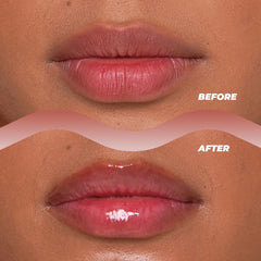 Vitamasques mascarilla labial noche, textura cremosa para reparación suave.