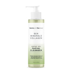 Amino Gel limpiador de VITAMINS AND SEA BEAUTY, vista frontal del envase para limpieza diaria