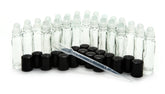 Vivaplex 24 clear roll-on closeup shows portable design for on-the-go fragrance