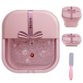 VIVIYA collapsible foot bath heats water for a warm, relaxing soak.