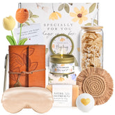VKTASIMK chamomile candle creating a soothing, spa-like atmosphere at home