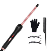Vnina Professional half-inch curling iron barrel closeup showing ceramic coating for smooth, frizz-free curls.