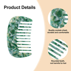 VOCOSTE rounded-tip detangler protects sensitive scalps during styling.