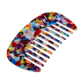 VOCOSTE wide tooth comb in assorted colors for gentle detangling on the go.