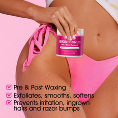 VOERUY exfoliante bikini aroma durazno ofrece experiencia sensorial para la piel