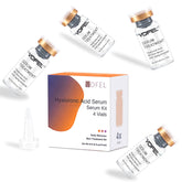 VOFEL hyaluronic serum ampoules bottle demonstrates hydration power for radiant skin