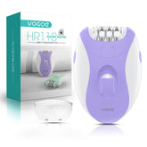 VOGOE Epilator with 21 hypoallergenic tweezers for efficient, comfortable hair removal.
