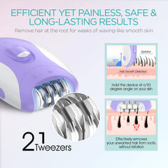 VOGOE epilator-armpit-bikini care for sensitive areas with gentle precision.