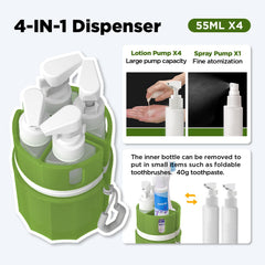 VOGOGE preprinted label helps identify liquids quickly during travel.