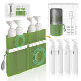 VOGOGE travel bottles with 4x55ml pumps for organized toiletries on the go.