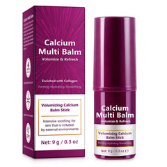 VOGSIG Calcium Volume Multi Balm Stick on the face for deep hydration and firming.