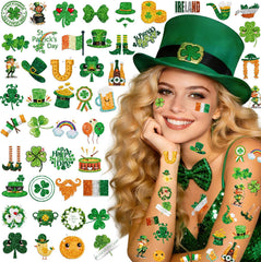 Voiiake Dia San Patricio: tatuajes brillantes para decorar y divertir