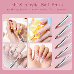 Voiluk nail line brush for delicate striping and patterns.