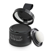 VOLLUCK Root Touch Up Powder in compact covers gray roots on the go.