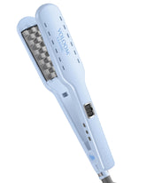VOLOOM Classic flat iron top view for voluminous styling possibilities.