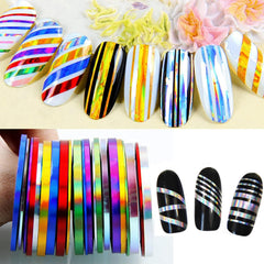 Vonrui nail striping tape 2mm width ideal for balanced accents.