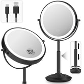 VPU makeup mirror 8-inch two-sided view for precise makeup application.