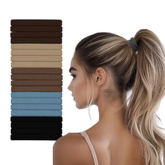 Vrose Flosi hair ties secure ponytails with no damage for daily wear.