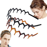 Vrose Flosi wide zigzag headband with teeth comb for secure all-day wear.