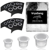 VryaSang tapas de tinta pequeñas para tatuaje, organización rápida de colores.