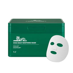 VT COSMETICS mascarilla calmante CICA envase con tapa plástica