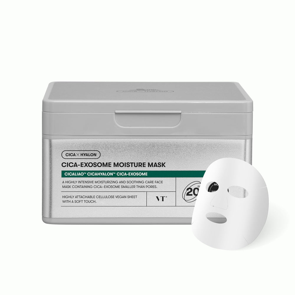 VT COSMETICS Cica-Exosome Mask box ready for hydrating care