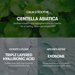 VT COSMETICS Cica-Exosome Mask sheets fanned for quick application