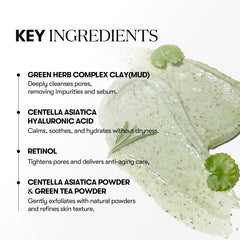 VT COSMETICS CICA Mask Cleanser es suave y apto para piel sensible