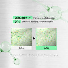 Close-up of Reedle Shot serum texture, lightweight and quick-absorbing