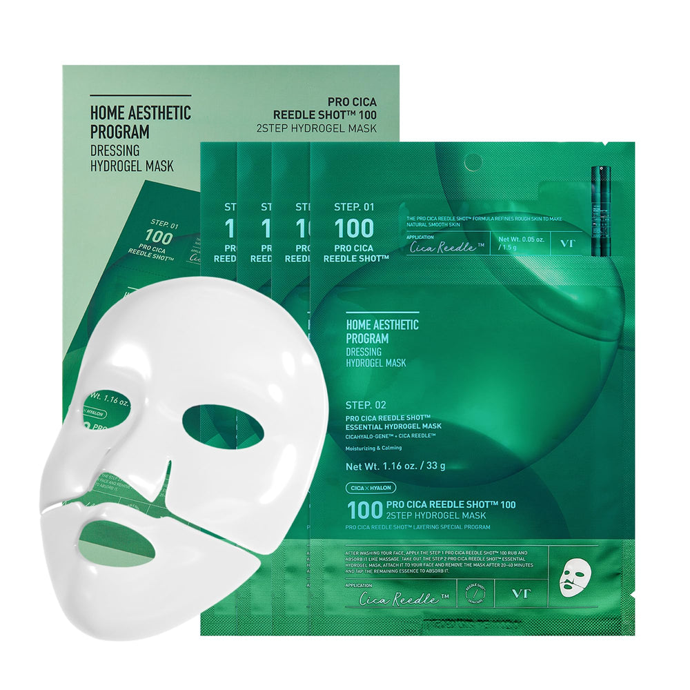VT COSMETICS Pro Cica Reedle Shot 100 hidrogel máscara sensible para calma de la piel
