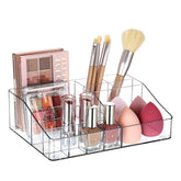 Vtopmart 1-tier clear makeup organizer with drawer for easy access to cosmetics