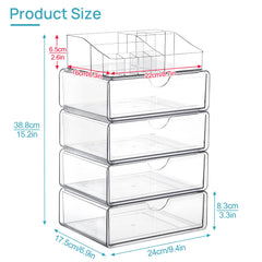 Vtopmart 5-tier organizer large drawer 2 for palettes and foundations
