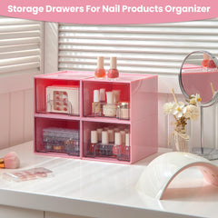 Vtopmart built-in handles support smooth pulling of drawers.