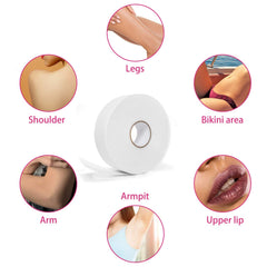 Spa setting with Vumdua wax strip roll ready for treatment