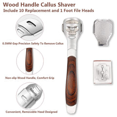 Vusoset Replacement Heads Kit for extended foot care routines.