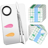 Paleta de mano desechable VUTHLRV para mezclar maquillaje con facilidad