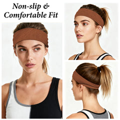 Vylxuxa sweat-wicking headband manages moisture during cardio