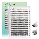 VYRILA Lash Clusters 0-05mm ultra-fine lashes for natural fluff and volume.