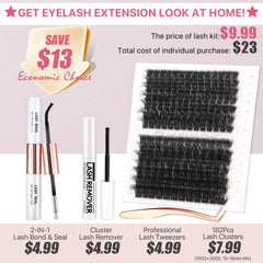 Vznffur lash bond and seal for strong hold.
