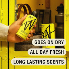 W Jake Paul Original Body Spray offers odor blocking for long training days