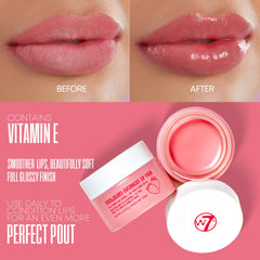 W7 Dulces Sueños: labios con brillo suave y natural