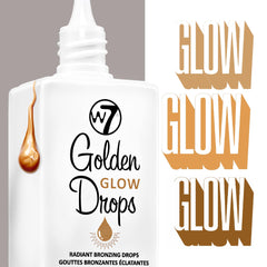 W7 Gotas bronceado dorado muestra tono natural y piel radiante