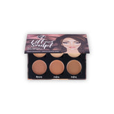 W7 Lift & Sculpt: paleta contorno cremosa para definir pómulos con precisión.